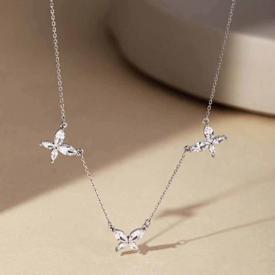 Silver Butterfly Necklace