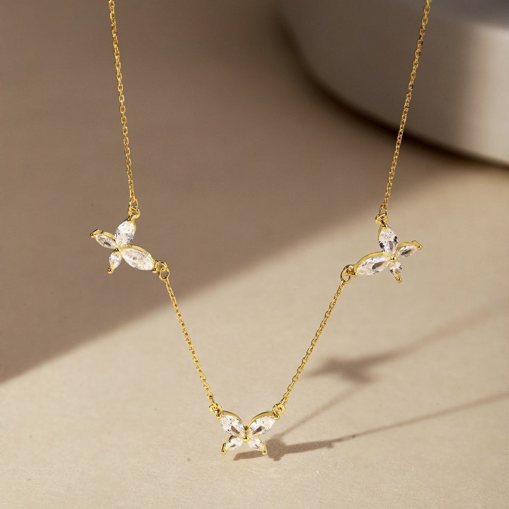 Silver Butterfly Necklace