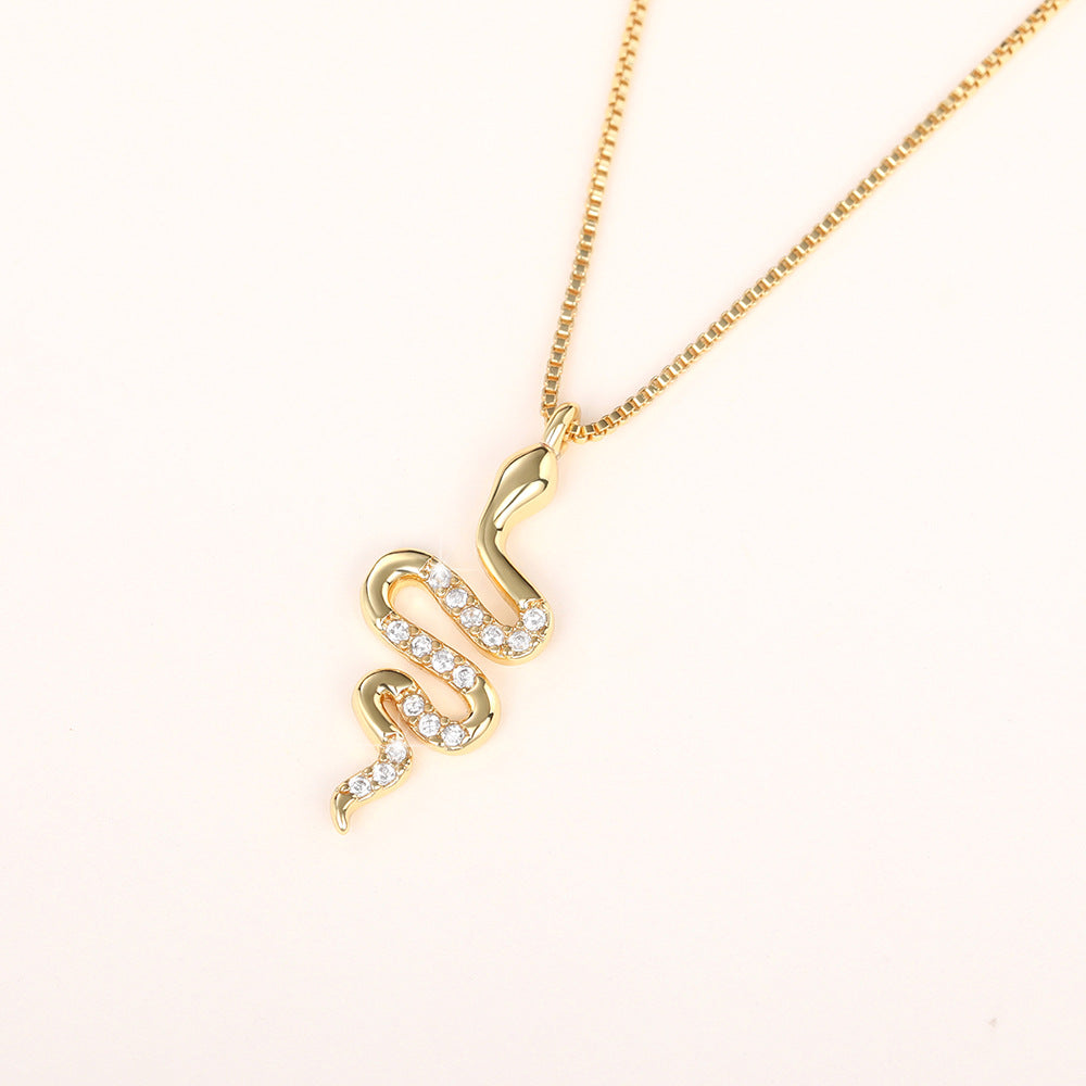 Snake Pendant Necklace