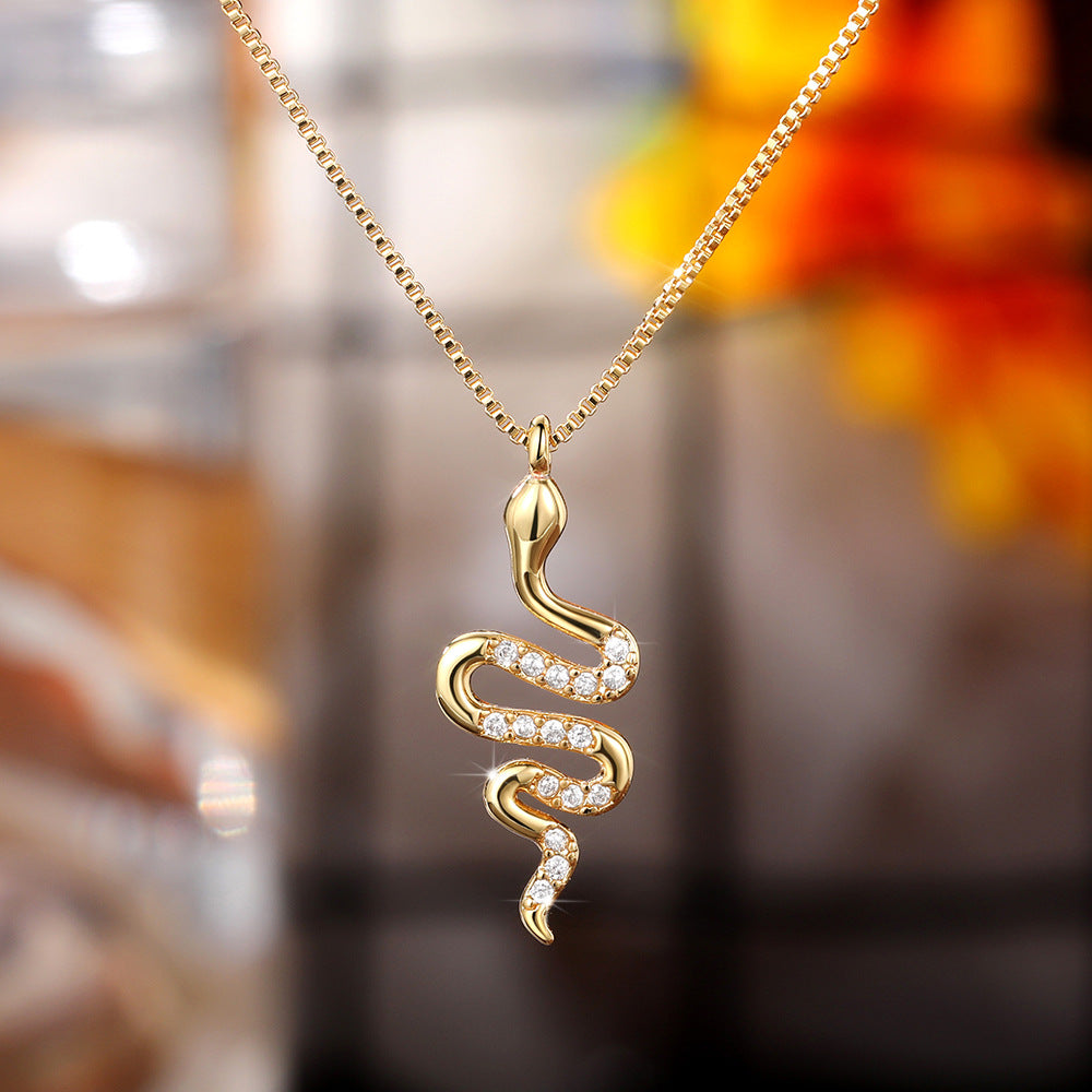 Snake Pendant Necklace