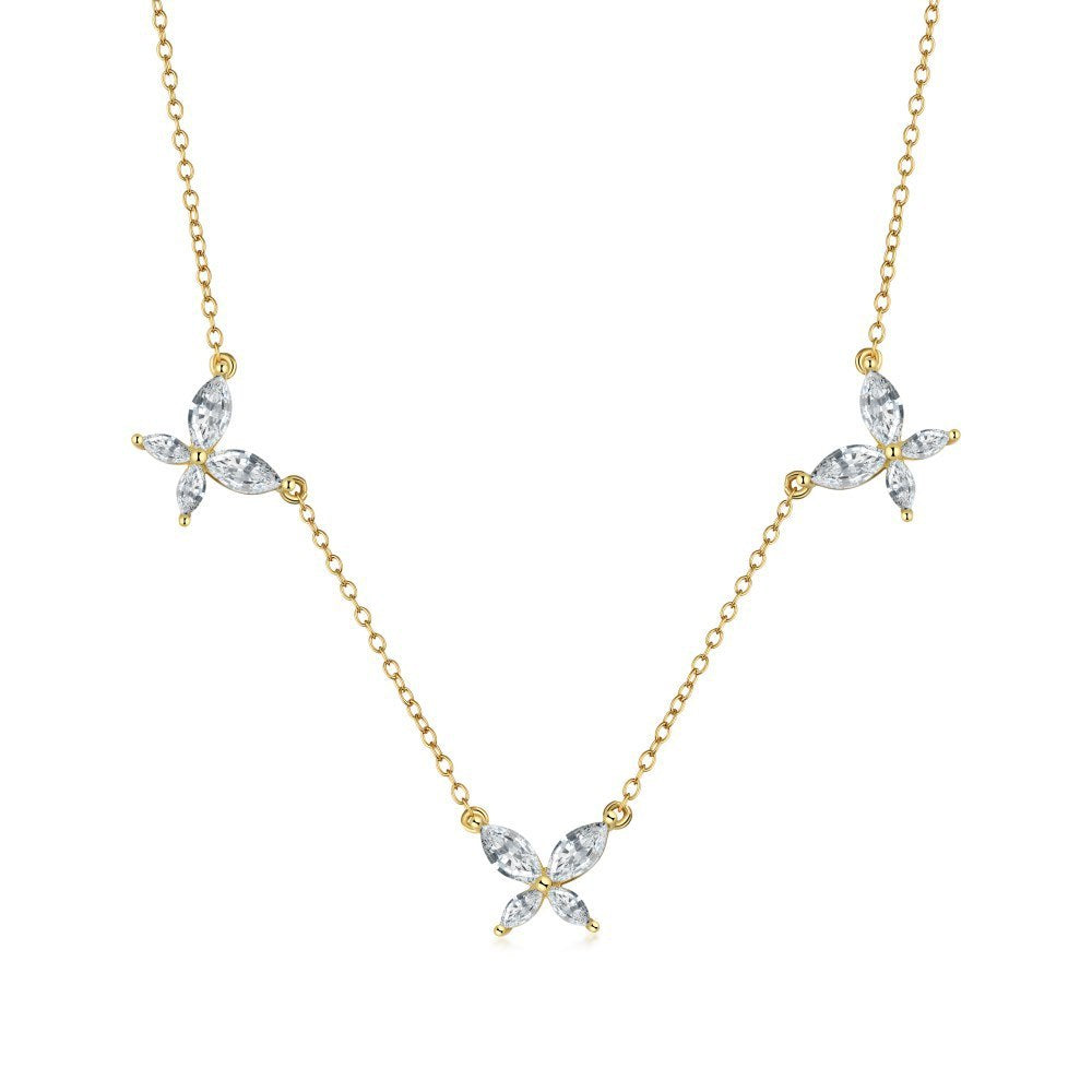 Silver Butterfly Necklace