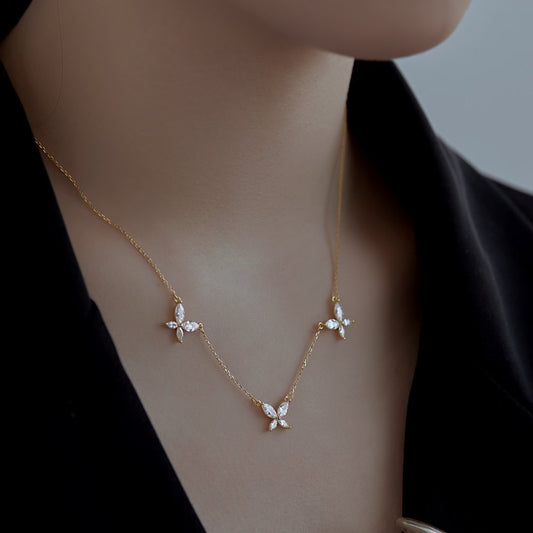 Silver Butterfly Necklace