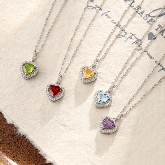 Naturally Coloured Gem Necklace